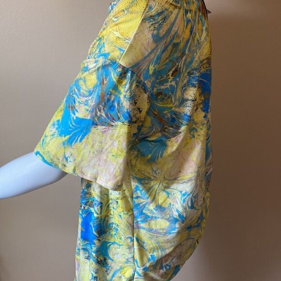 NWT Fashion Nova In a Daze Biker Short Set - Yellow - Size 1X - Picture 12 of 16